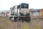 Stored or dead locomotives in Galveston Texas.